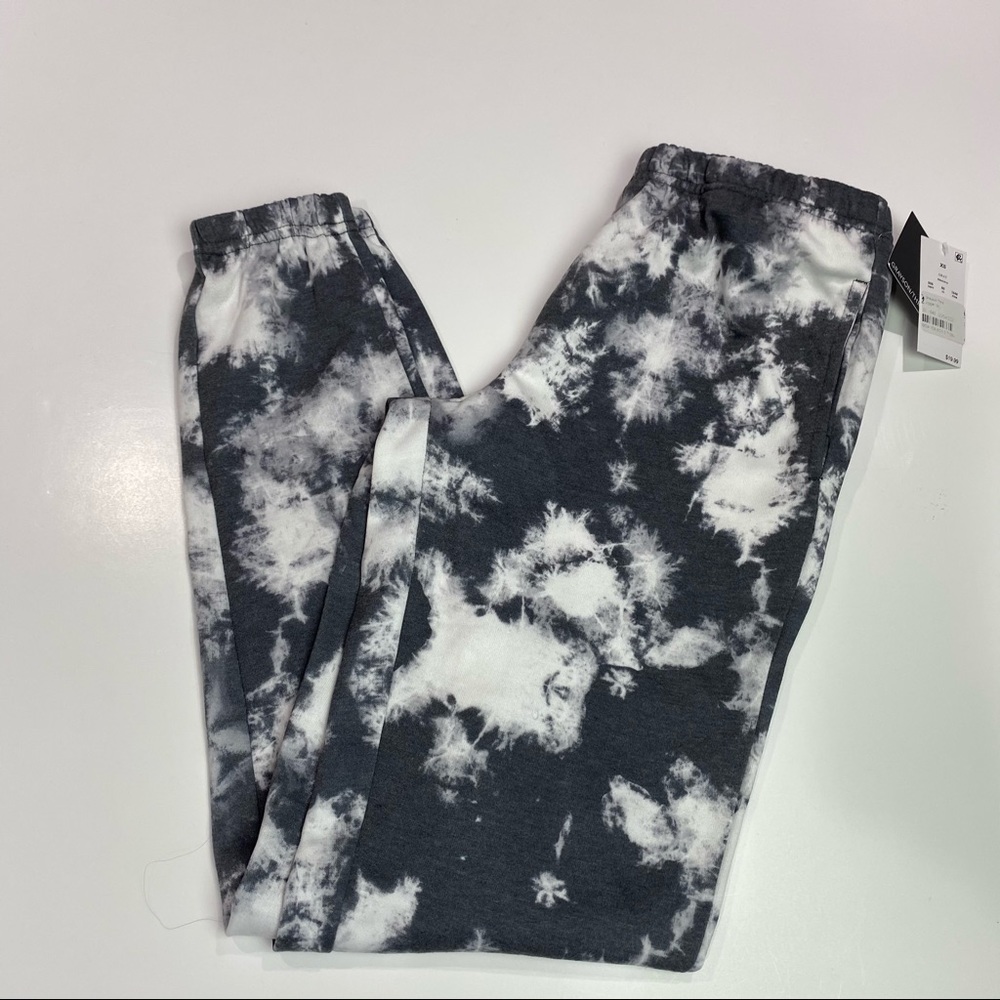 Grayson Threads Sz XS gray joggers tie dye New
